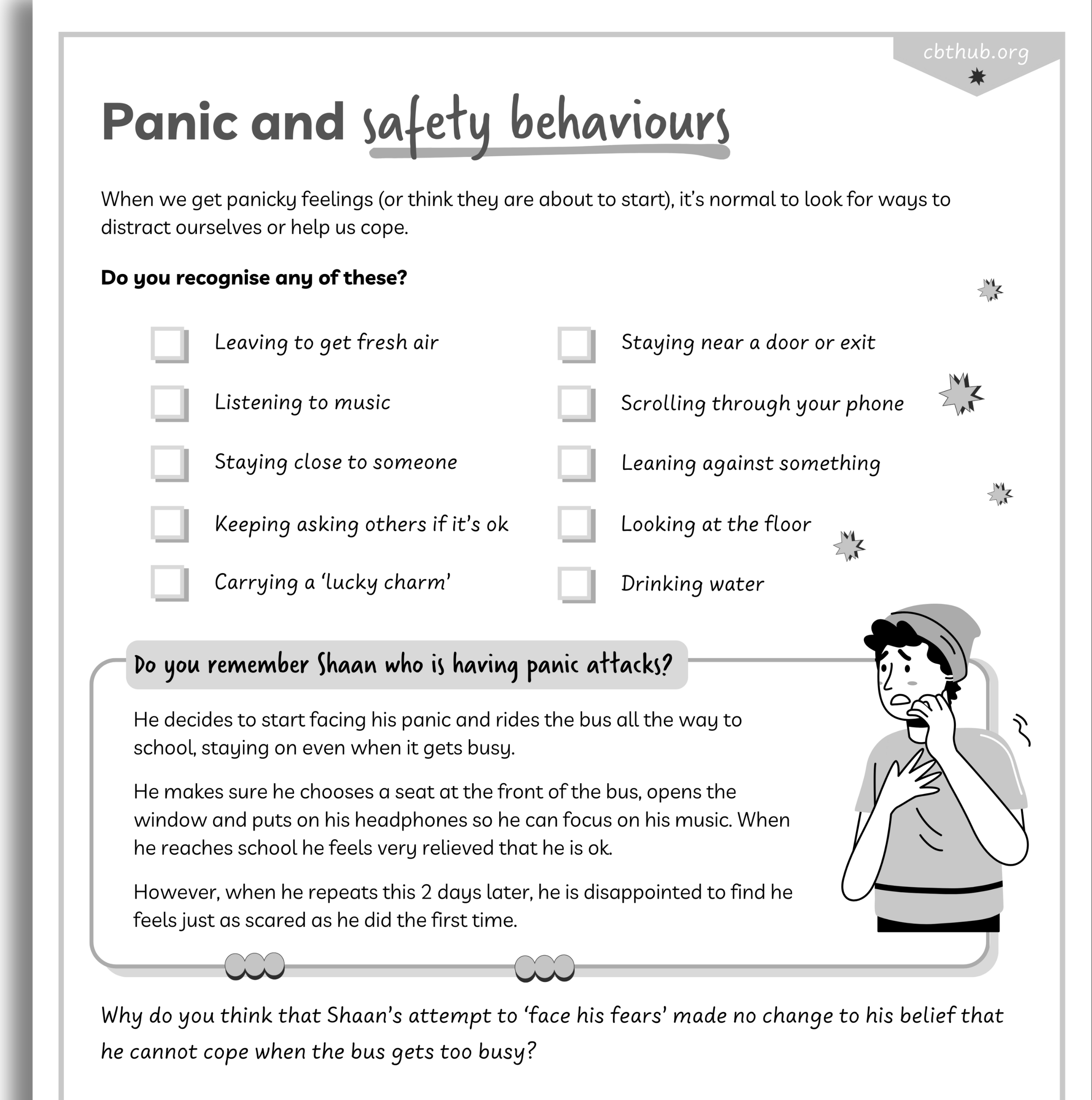 Panic and safety behaviours