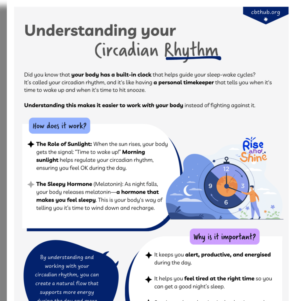 Circadian Rhythm and Sleep - CBT Hub