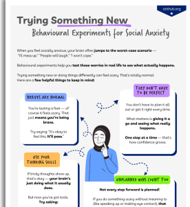 Social Anxiety CBT Worksheets for Young People | Clark & Wells
